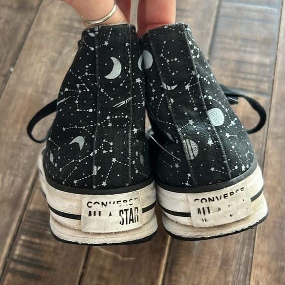 Converse Chuck All Star Size 2 Junior Hi Top Sneaker Constellations - Picture 6 of 8